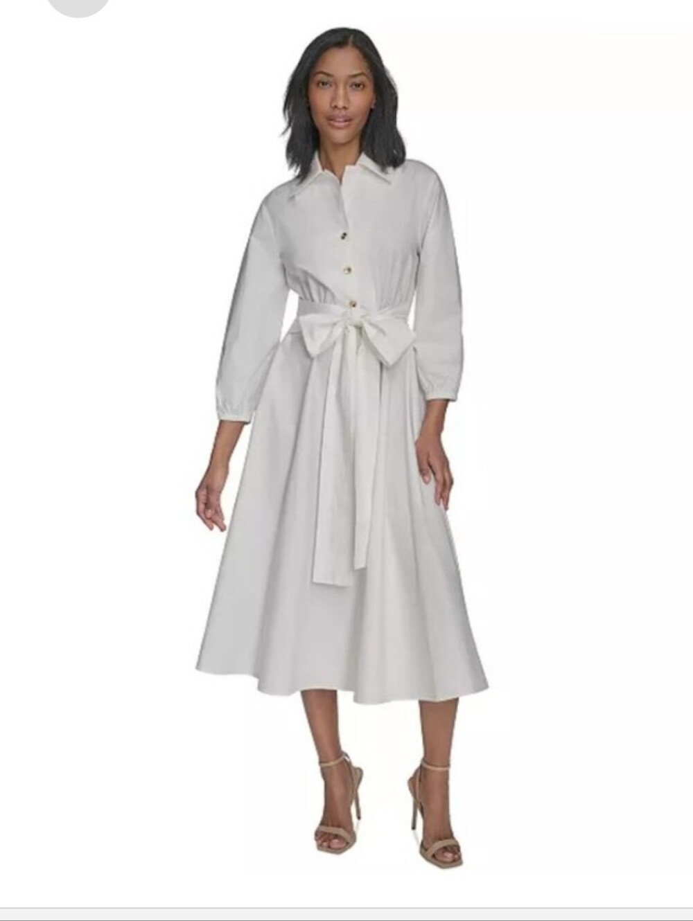 Halston NWT White Utility Belted Jumpsuit Size 12 $149 Career